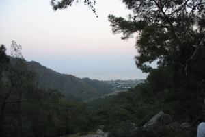 Blick ins Tal von Chimära