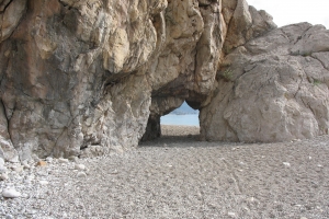 Am Eingang nach Olympos