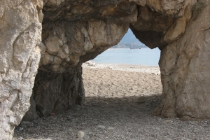Am Eingang nach Olympos